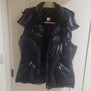 J. Crew Navy Puffer Vest